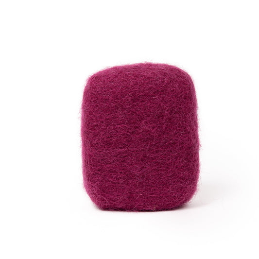 Berry Crush Felted Wool Soap