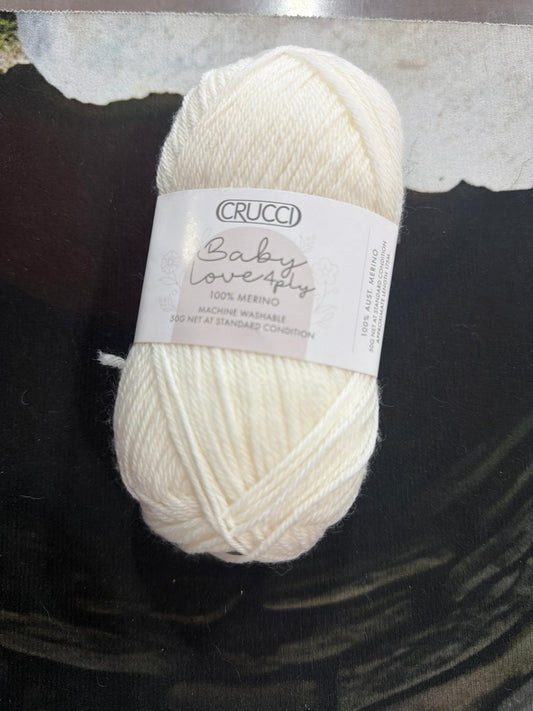 Crucci baby love 4ply merino